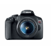 Canon - EOS Rebel T7 DSLR Video Camera with 18-55mm Lens - Black